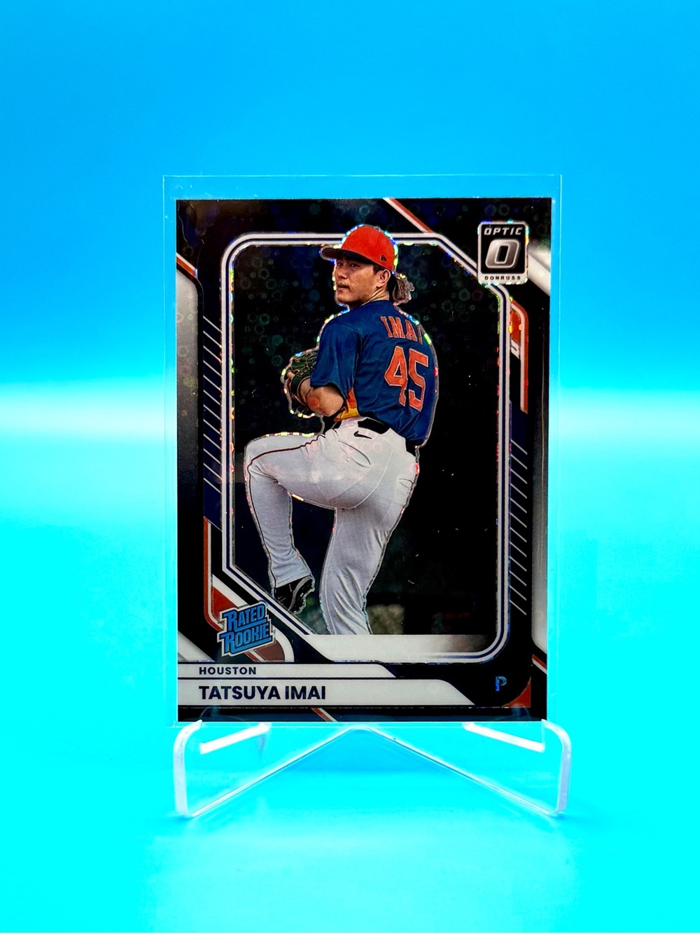 2026🔥Tatsuya Imai🔥Optic Black Disco Prizm Rated Rookie! 🤩 #42 Astros!